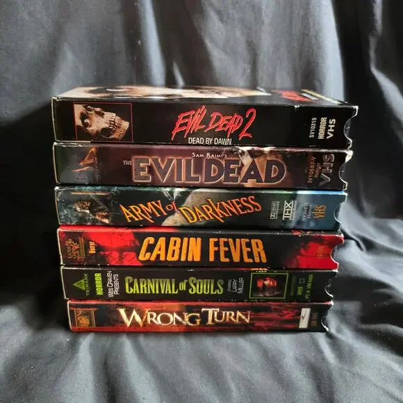 HORROR Lot Of 6 VHS Evil Dead 2 Army Of Darkness Cabin Fever Carnival Of Souls - Picture 7 of 8